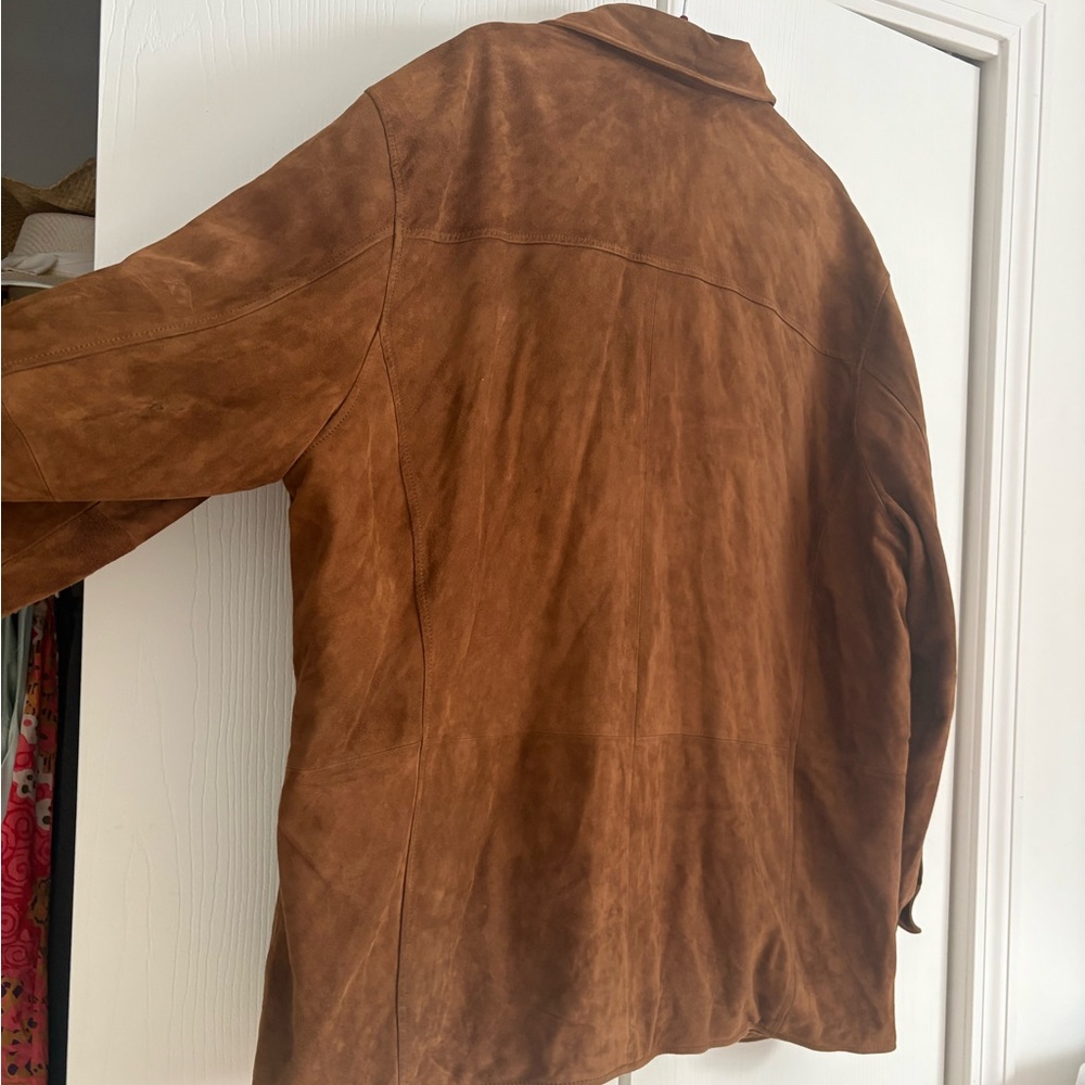 Brooks Brothers Brown Suede Men’s Jacket - Picture 9 of 12